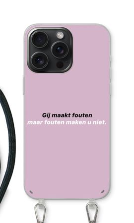 Fouten maken u niet