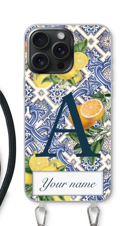 Monogram Blauwe tegels