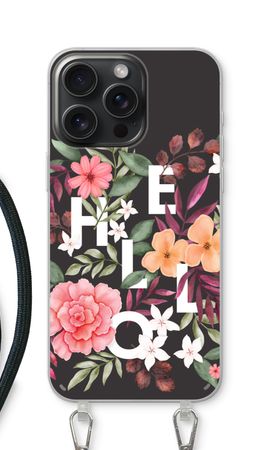 Hello in flowers