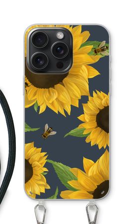 Sunflower and bees