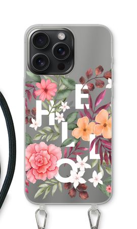 Hello in flowers