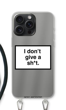 Don't give a shit