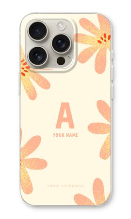 Peach Blossom Monogram