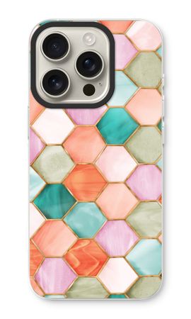 Hexagons in stained glass