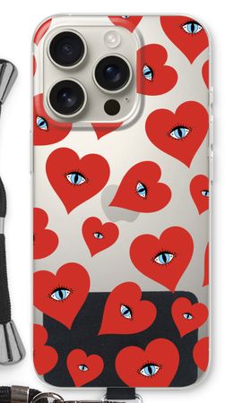 Red heart eyes