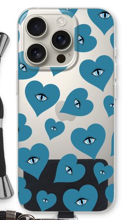 Blue heart eyes