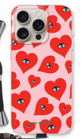 Red heart eyes