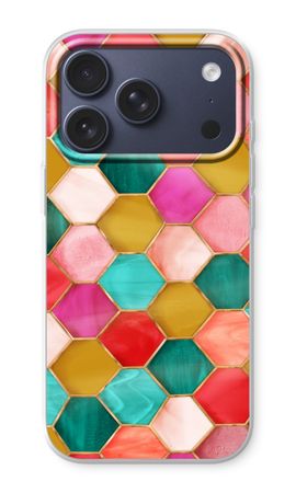 Hexagons in stained glass