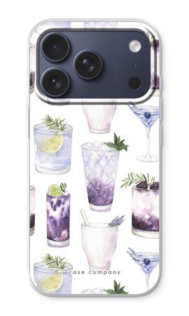 Violet cocktails