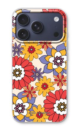 Retro Blumen - Gelb