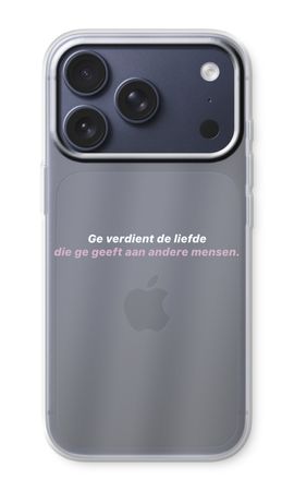 Ge verdient de liefde