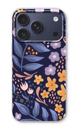 Flowers with blue leaves