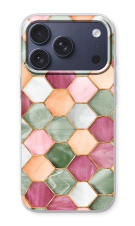 Hexagons in stained glass
