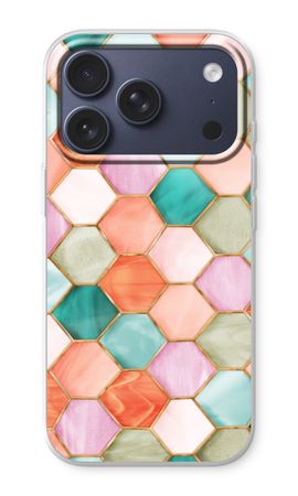 Hexagons in stained glass