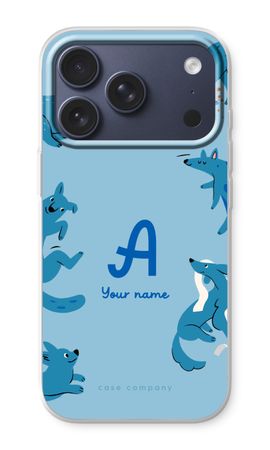 Playful Dogs Monogram
