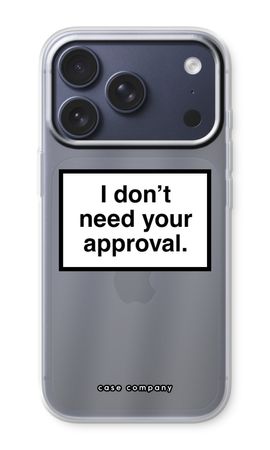 Don't need approval