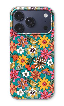 Retro Flowers N°2 - Blue