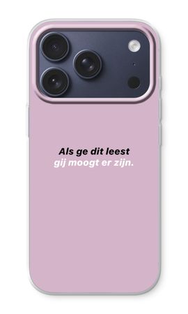 gij moogt er zijn