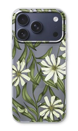 White flower pattern