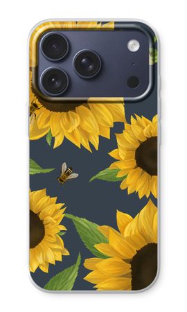 Sunflower and bees