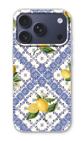 Blue tiles and lemons
