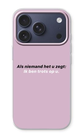 Ik ben trots op u