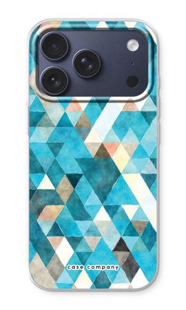 Coloured triangles blue