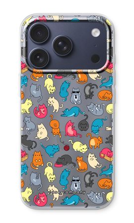 Colourful cats