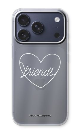 Friends heart pastel