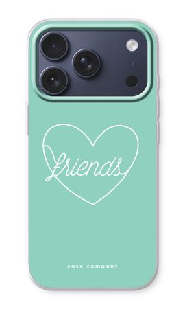 Friends heart pastel
