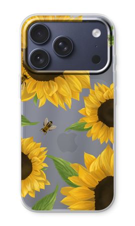 Sunflower and bees