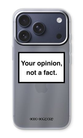 Your opinion