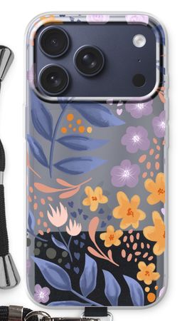 Flowers with blue leaves