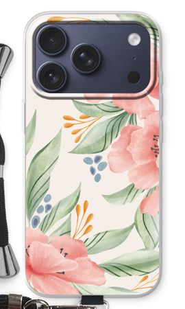 Zartrosa Blumen