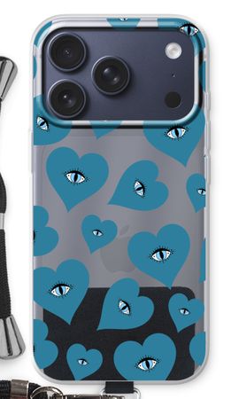 Blue heart eyes