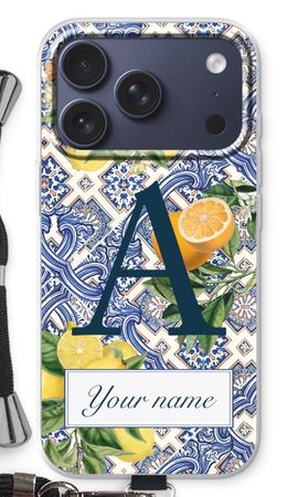 Monogram Blauwe tegels