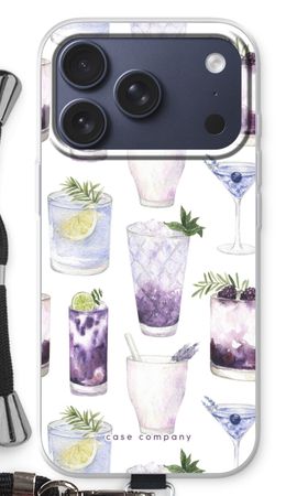 Violet cocktails