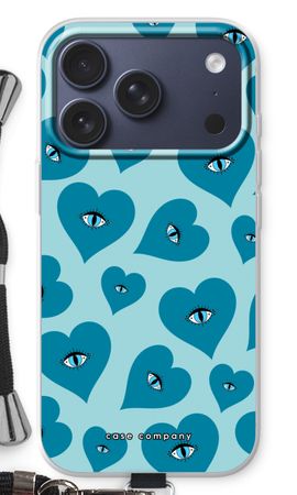 Blue heart eyes