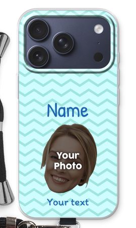 Personalisiertes Gesicht - Streifendesign