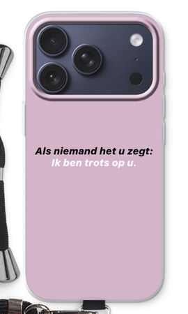 Ik ben trots op u