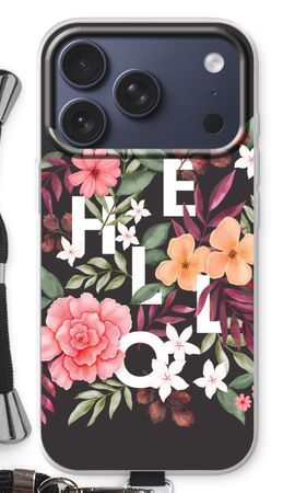Hello in flowers