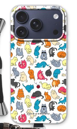 Colourful cats