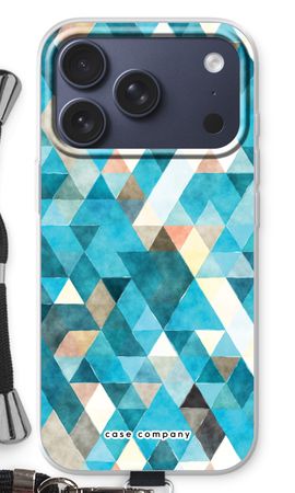 Coloured triangles blue