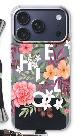 Hello in flowers
