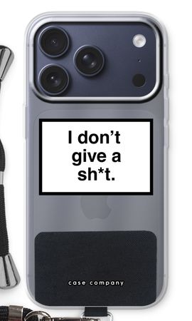 Don't give a shit
