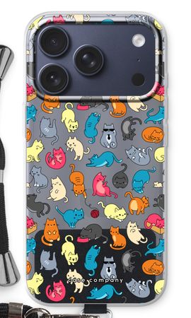 Colourful cats