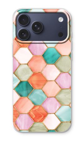 Hexagons in stained glass