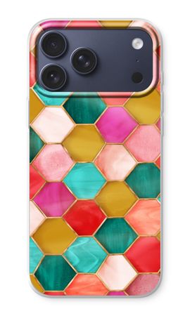 Hexagons in stained glass