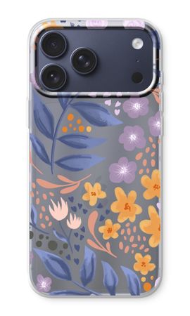 Flowers with blue leaves