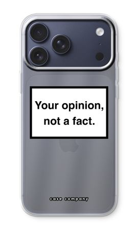 Your opinion